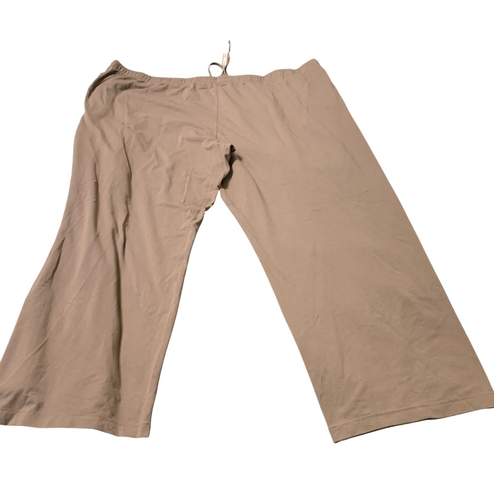 SKIMS Lounge Jersey Pant Womens 4X Umber BD-STR-5324M‎ Wide Leg Drawstring New